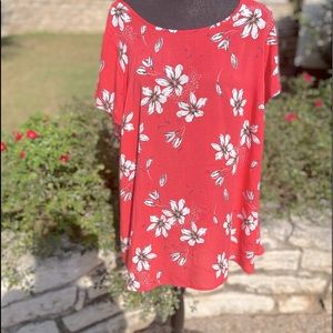 Coral Blouse, size 2XL